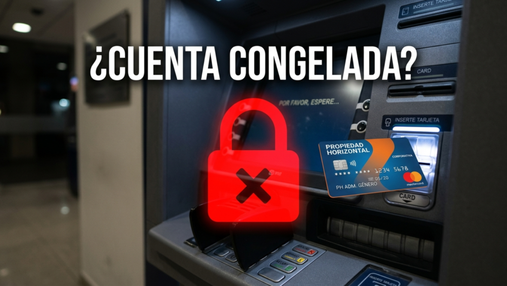 El banco me congeló la cuenta del PH