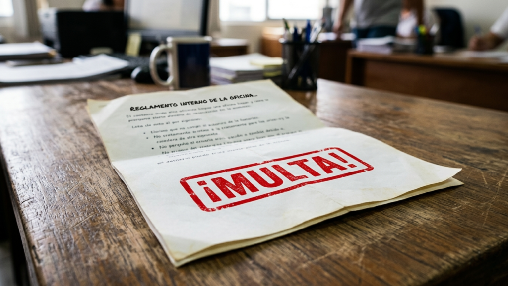 Me quieren multar por algo que no está en el reglamento